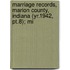 Marriage Records, Marion County, Indiana (yr.1942, Pt.8); Mi