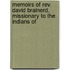 Memoirs Of Rev. David Brainerd, Missionary To The Indians Of