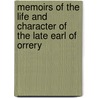 Memoirs of the Life and Character of the Late Earl of Orrery door Eustace Budgell