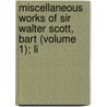Miscellaneous Works of Sir Walter Scott, Bart (Volume 1); Li door Professor Walter Scott