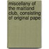 Miscellany of the Maitland Club, Consisting of Original Pape