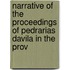 Narrative of the Proceedings of Pedrarias Davila in the Prov
