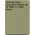 National Flood Insurance Reform Act of 1993--S. 1405; Hearin