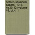 Ontario Sessional Papers, 1916, No.10-12 (volume 48, Pt.4, 1