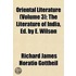 Oriental Literature (Volume 3); The Literature of India, Ed.