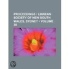 Proceedings ] Linnean Society of New South Wales, Sydney (Vo door General Books