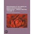 Proceedings of the American Medico-Psychological Association