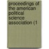 Proceedings of the American Political Science Association (1