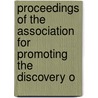 Proceedings of the Association for Promoting the Discovery o door General Books