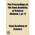 Proceedings Of The Iowa Academy Of Science (volume 1, Pt. 1)