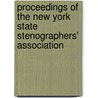 Proceedings of the New York State Stenographers' Association door New York State Association