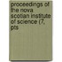 Proceedings of the Nova Scotian Institute of Science (7, Pts