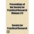Proceedings of the Society for Psychical Research (Volume 31