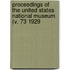 Proceedings of the United States National Museum (V. 73 1929