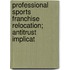 Professional Sports Franchise Relocation; Antitrust Implicat