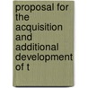 Proposal for the Acquisition and Additional Development of t door Center Garage Associates