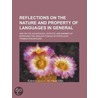 Reflections on the Nature and Property of Languages in Gener door Thomas Stackhouse
