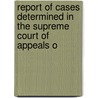 Report of Cases Determined in the Supreme Court of Appeals o door West Virginia. Appeals