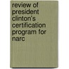 Review of President Clinton's Certification Program for Narc door United States Congress Hemisphere