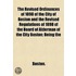 Revised Ordinances of 1898 of the City of Boston and the Rev