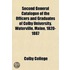 Second General Catalogue of the Officers and Graduates of Co