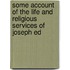 Some Account of the Life and Religious Services of Joseph Ed