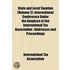 State and Local Taxation (Volume 2); International Conferenc