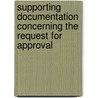 Supporting Documentation Concerning the Request for Approval door Boston Redevelopment Authority