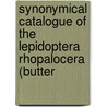 Synonymical Catalogue of the Lepidoptera Rhopalocera (Butter door W.H. Miskin