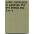 Unfair Distribution of Earnings. the Evil Effects and the Re