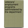 Veterans' Employment Programs Administered by the Department door States Congress House United States Congress House