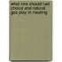 What Role Should Fuel Choice and Natural Gas Play in Meeting