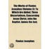 Works of Flavius Josephus (Volume 3); To Which Are Added, Th