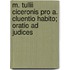 M. Tullii Ciceronis Pro A. Cluentio Habito; Oratio Ad Judices