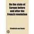 On The State Of Europe Before And After The French Revolution