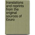 Translations and Reprints from the Original Sources of £Euro