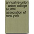 Annual Re-Union - Union College Alumni Association Of New York