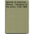 Epochs Of American History - Formation Of The Union, 1750-1829