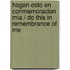Hagan esto en conmemoracion mia / Do This in Remembrance of Me