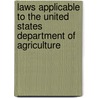 Laws Applicable To The United States Department Of Agriculture door United States