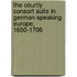The Courtly Consort Suite In German-Speaking Europe, 1650-1706