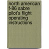 North American F-86 Sabre Pilot's Flight Operating Instructions door United States Air Force