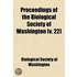 Proceedings Of The Biological Society Of Washington (Volume 22)