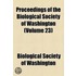 Proceedings Of The Biological Society Of Washington (Volume 23)