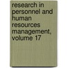 Research in Personnel and Human Resources Management, Volume 17 door Ferris G.R. Ferris