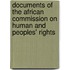 Documents of the African Commission on Human and Peoples' Rights