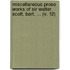 Miscellaneous Prose Works Of Sir Walter Scott, Bart. ... (V. 12)