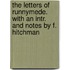 The Letters Of Runnymede. With An Intr. And Notes By F. Hitchman