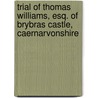 Trial Of Thomas Williams, Esq. Of Brybras Castle, Caernarvonshire door Thomas Williams