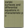 Zariski Surfaces and Differential Equations in Characteristic P O door Piotr Blass
